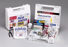 Bulk First Aid Kit, 10 Person, Plastic Case - First Aid Kits